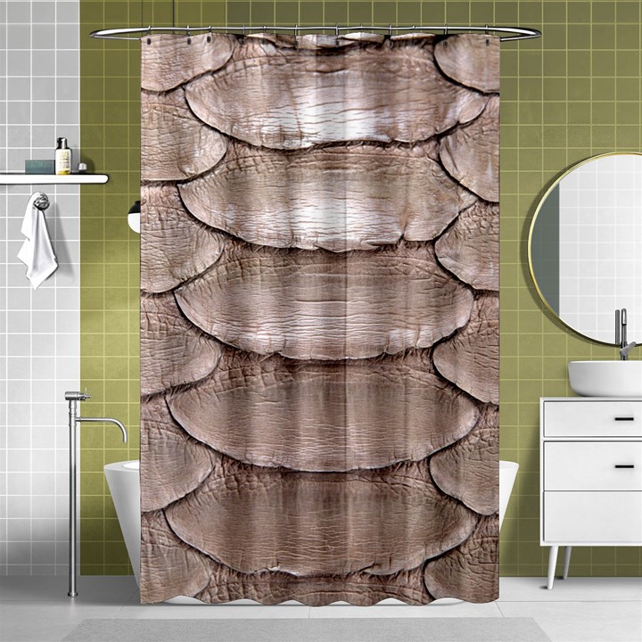 SCALY LEATHER Shower Curtain 48  x 72  (Small) 