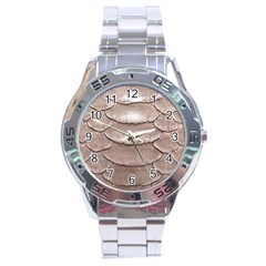 Scaly Leather Stainless Steel Men s Watch by trendistuff