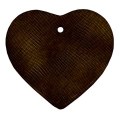 REPTILE SKIN Heart Ornament (2 Sides)