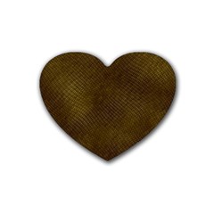 REPTILE SKIN Rubber Coaster (Heart) 