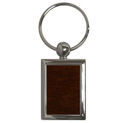 Reddish Brown Fur Key Chains (rectangle)  by trendistuff