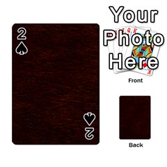 Reddish Brown Fur Playing Cards 54 Designs  by trendistuff