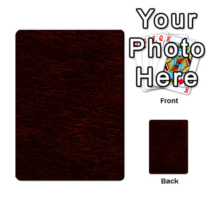 REDDISH BROWN FUR Multi-purpose Cards (Rectangle) 