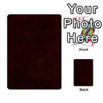 REDDISH BROWN FUR Multi-purpose Cards (Rectangle)  Front 2