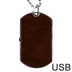 Reddish Brown Fur Dog Tag Usb Flash (two Sides)  by trendistuff