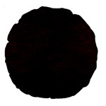 REDDISH BROWN FUR Large 18  Premium Round Cushions Front