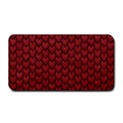 Red Reptile Skin Medium Bar Mats by trendistuff