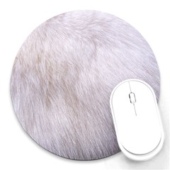 Rabbit Fur Round Mousepads