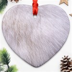 RABBIT FUR Ornament (Heart) 