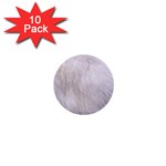 RABBIT FUR 1  Mini Buttons (10 pack) 