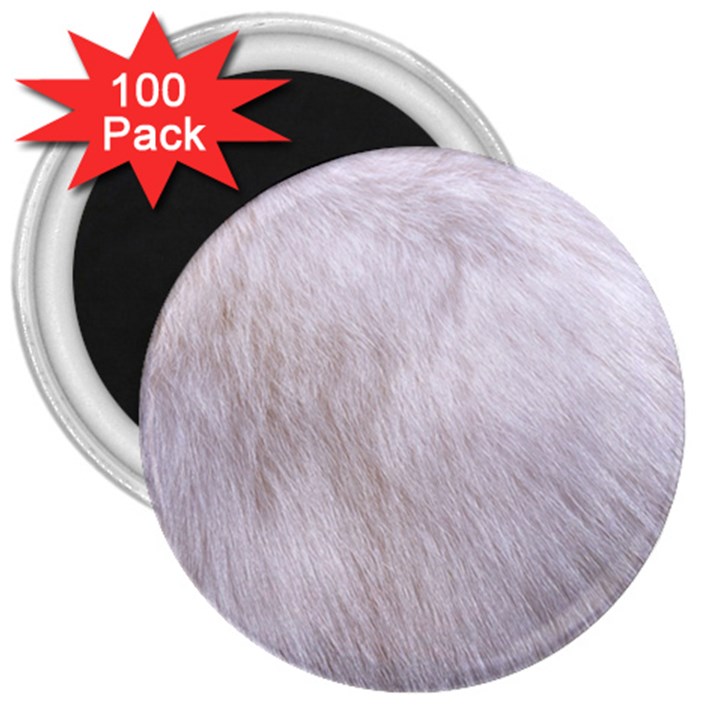 RABBIT FUR 3  Magnets (100 pack)