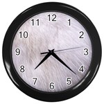 RABBIT FUR Wall Clocks (Black)