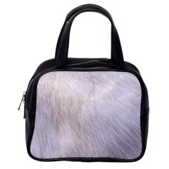 Rabbit Fur Classic Handbags (one Side) by trendistuff