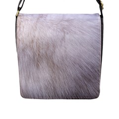 Rabbit Fur Flap Messenger Bag (l)  by trendistuff