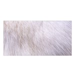 RABBIT FUR Satin Shawl Front