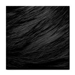 LONG HAIRED BLACK CAT FUR Tile Coasters