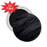 LONG HAIRED BLACK CAT FUR 2.25  Magnets (10 pack) 