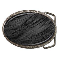 Long Haired Black Cat Fur Belt Buckles by trendistuff