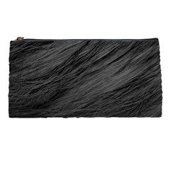 Long Haired Black Cat Fur Pencil Cases by trendistuff