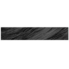 Long Haired Black Cat Fur Flano Scarf (large)  by trendistuff