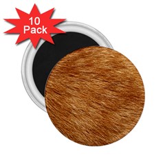 Light Brown Fur 2 25  Magnets (10 Pack)  by trendistuff