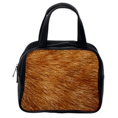 Light Brown Fur Classic Handbags (one Side) by trendistuff