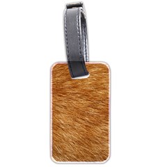 Light Brown Fur Luggage Tags (two Sides) by trendistuff