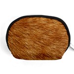 LIGHT BROWN FUR Accessory Pouches (Medium)  Front