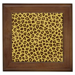 Leopard Fur Framed Tiles