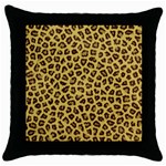 LEOPARD FUR Throw Pillow Cases (Black)