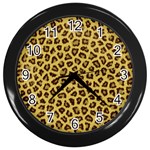 LEOPARD FUR Wall Clocks (Black)