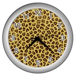 LEOPARD FUR Wall Clocks (Silver) 