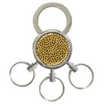 LEOPARD FUR 3-Ring Key Chains