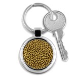 LEOPARD FUR Key Chains (Round) 