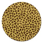 LEOPARD FUR Magnet 5  (Round)