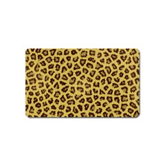 Leopard Fur Magnet (name Card) by trendistuff