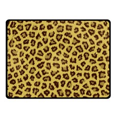 Leopard Fur Fleece Blanket (small) by trendistuff