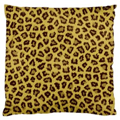 Leopard Fur Large Cushion Cases (one Side)  by trendistuff