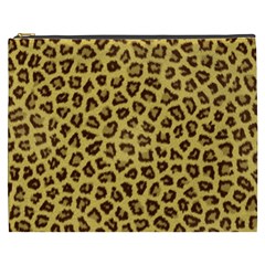 Leopard Fur Cosmetic Bag (xxxl)  by trendistuff