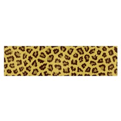 Leopard Fur Satin Scarf (oblong) by trendistuff