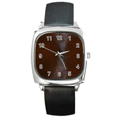 Horse Fur Square Metal Watches by trendistuff