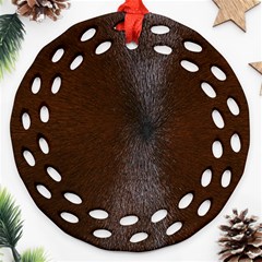 HORSE FUR Round Filigree Ornament (2Side)