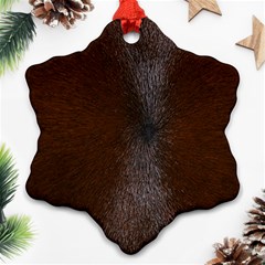 HORSE FUR Snowflake Ornament (2-Side)