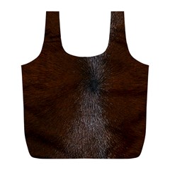 Horse Fur Full Print Recycle Bags (l)  by trendistuff