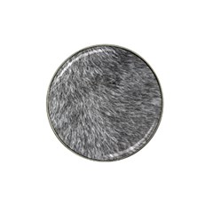 Grey Wolf Fur Hat Clip Ball Marker by trendistuff