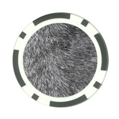 Grey Wolf Fur Poker Chip Card Guards (10 Pack)  by trendistuff