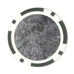 GREY WOLF FUR Poker Chip Card Guards (10 pack)  Front