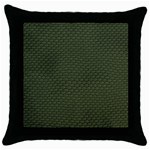 GREEN REPTILE SKIN Throw Pillow Cases (Black) Front