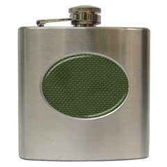 Green Reptile Skin Hip Flask (6 Oz) by trendistuff