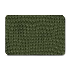 Green Reptile Skin Small Doormat  by trendistuff